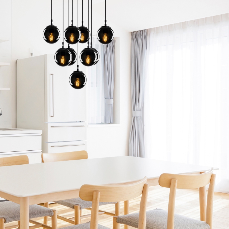 Chandelier on a string EFE 9xE27/40W/230V