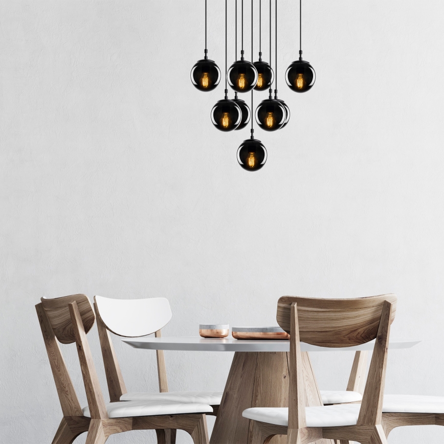 Chandelier on a string EFE 9xE27/40W/230V