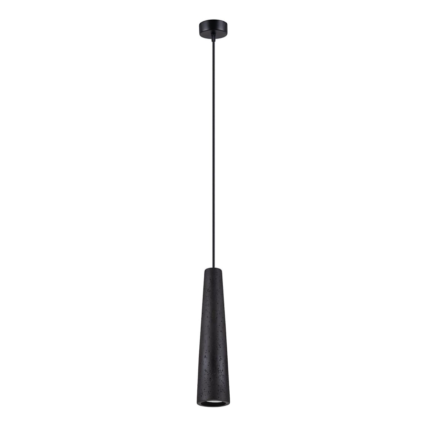 Chandelier on a string ELECTRA 1xGU10/10W/230V concrete/black