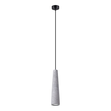 Chandelier on a string ELECTRA 1xGU10/10W/230V concrete/grey