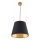 Chandelier on a string ELENA 1xE27/20W/230V black