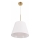 Chandelier on a string ELENA 1xE27/20W/230V white