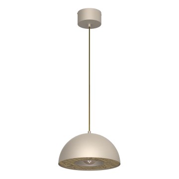 Chandelier on a string ELGUND 1xE27/15W/230V d. 28,5 cm beige