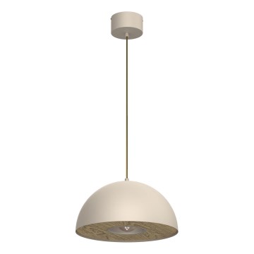 Chandelier on a string ELGUND 1xE27/15W/230V d. 35 cm beige