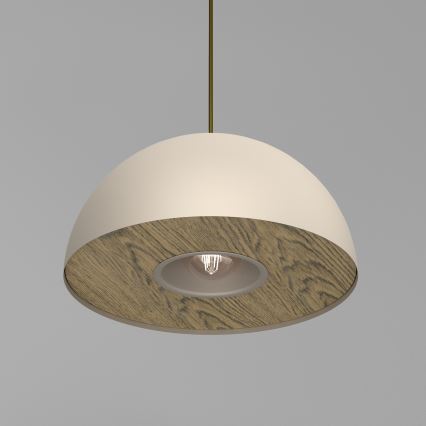 Chandelier on a string ELGUND 1xE27/15W/230V d. 35 cm beige