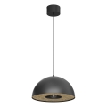 Chandelier on a string ELGUND 1xE27/15W/230V d. 35 cm black