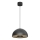 Chandelier on a string ELGUND 1xE27/15W/230V d. 35 cm black