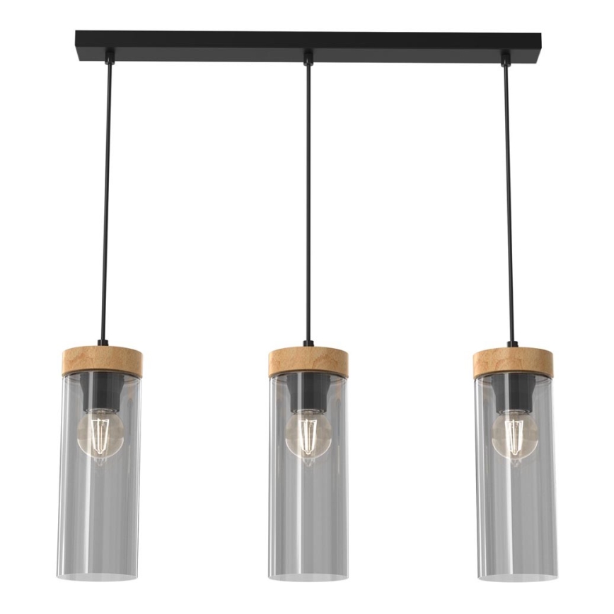 Chandelier on a string ELICA 3xE27/60W/230V