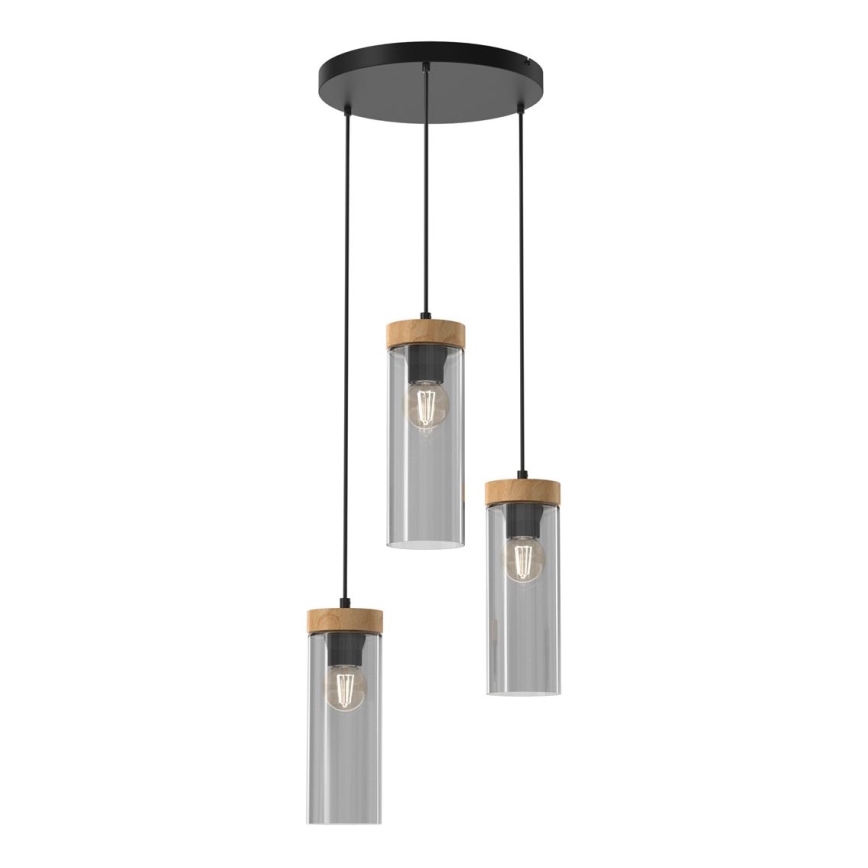 Chandelier on a string ELICA 3xE27/60W/230V
