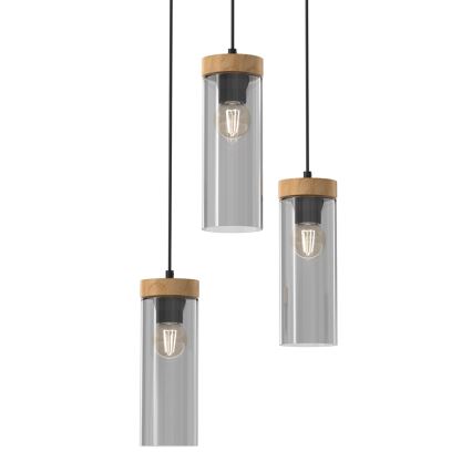 Chandelier on a string ELICA 3xE27/60W/230V