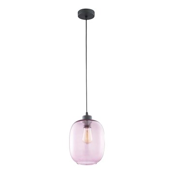 Chandelier on a string ELIO 1xE27/60W/230V pink