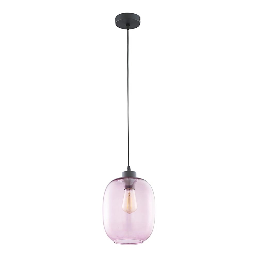 Chandelier on a string ELIO 1xE27/60W/230V pink