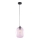 Chandelier on a string ELIO 1xE27/60W/230V pink