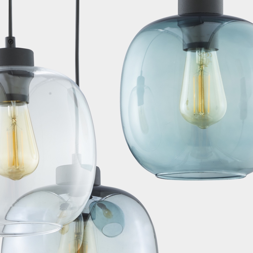 Chandelier on a string ELIO 3xE27/15W/230V