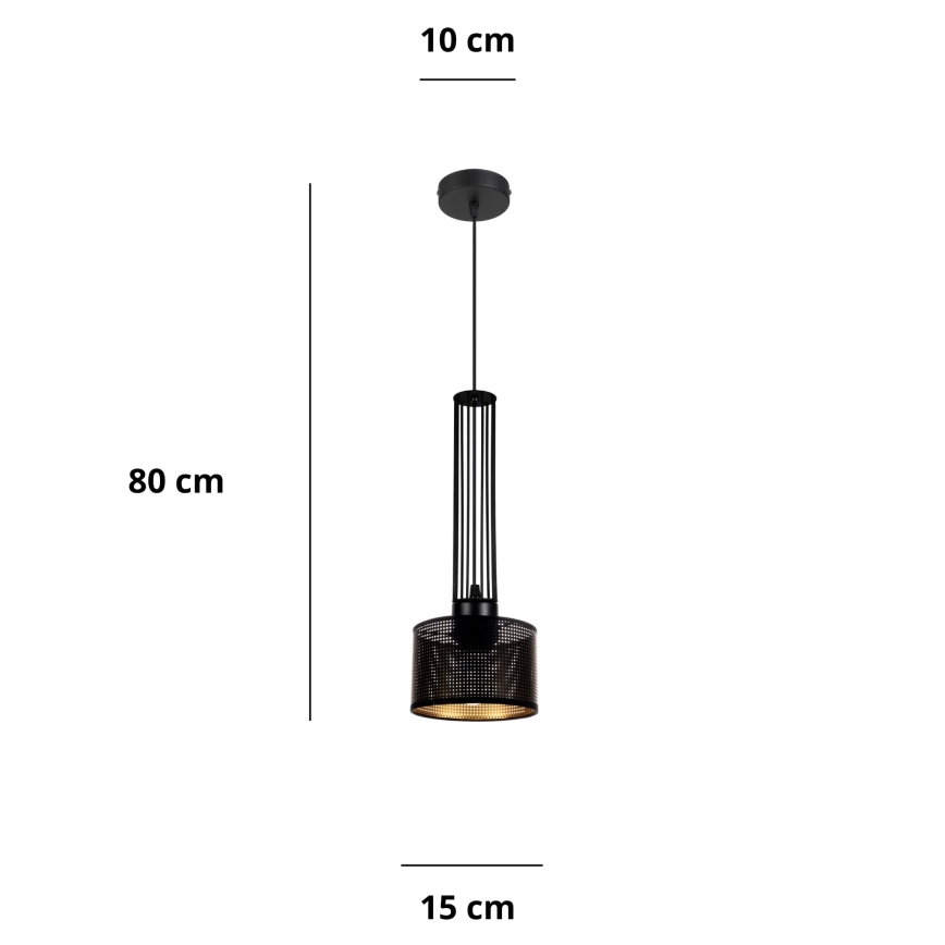 Chandelier on a string ELIS 1xE27/60W/230V d. 15 cm