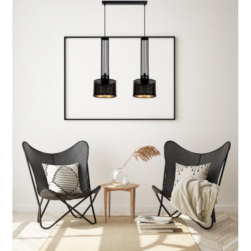 Chandelier on a string ELIS 2xE27/60W/230V