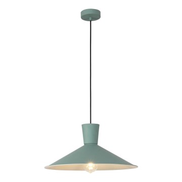 Chandelier on a string ELISTA 1xE27/60W/230V turquoise
