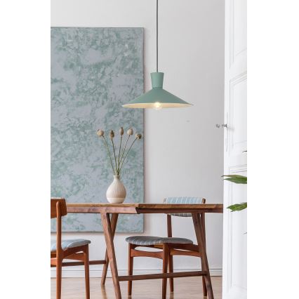 Chandelier on a string ELISTA 1xE27/60W/230V turquoise