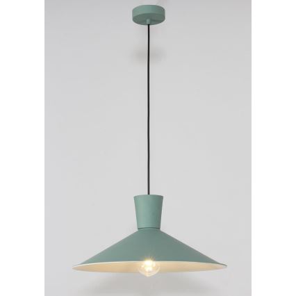 Chandelier on a string ELISTA 1xE27/60W/230V turquoise