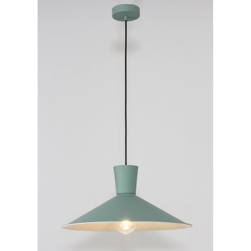 Chandelier on a string ELISTA 1xE27/60W/230V turquoise