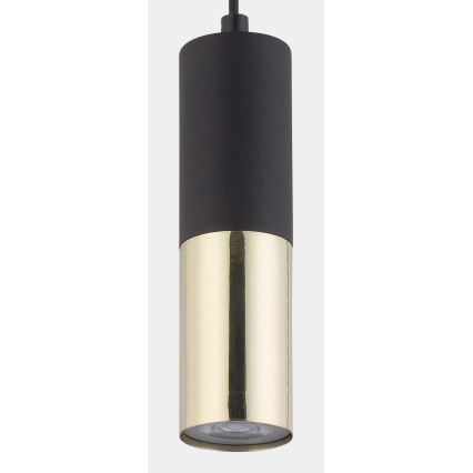 Chandelier on a string ELIT 1xGU10/10W/230V black
