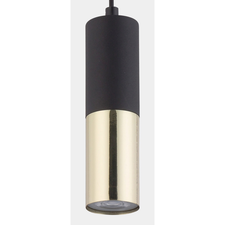 Chandelier on a string ELIT 1xGU10/10W/230V black