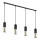 Chandelier on a string ELIT 4xGU10/10W/230V black