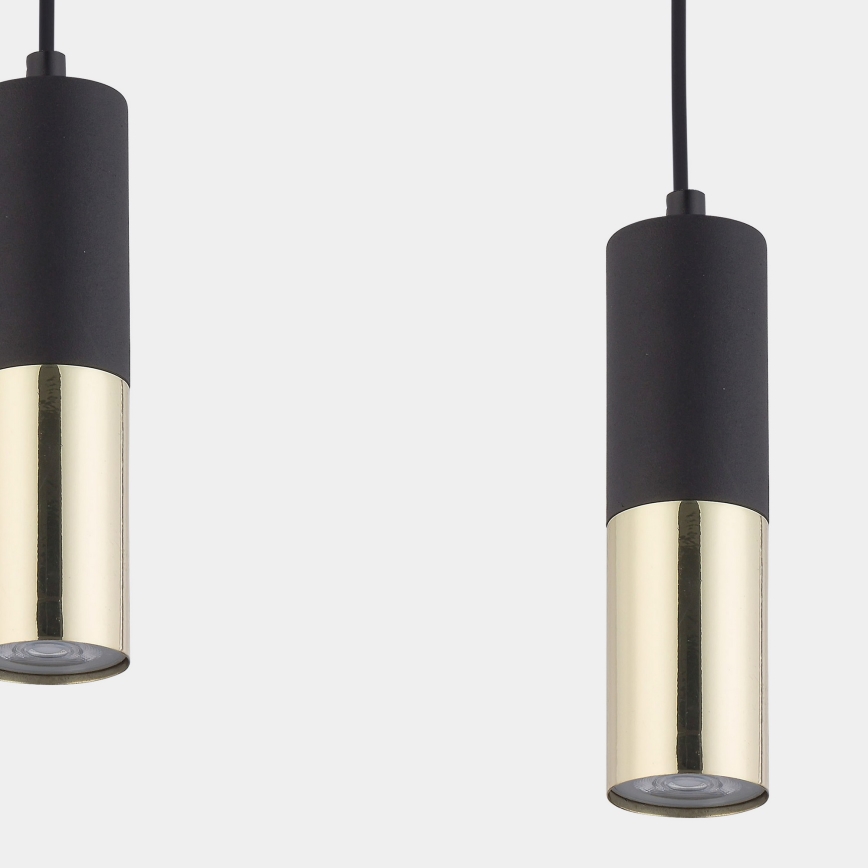 Chandelier on a string ELIT 4xGU10/10W/230V black