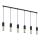 Chandelier on a string ELIT 6xGU10/10W/230V black