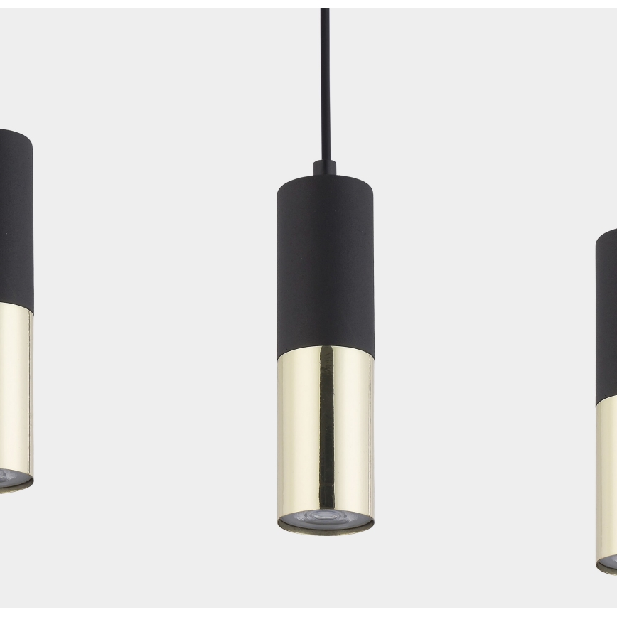 Chandelier on a string ELIT 6xGU10/10W/230V black