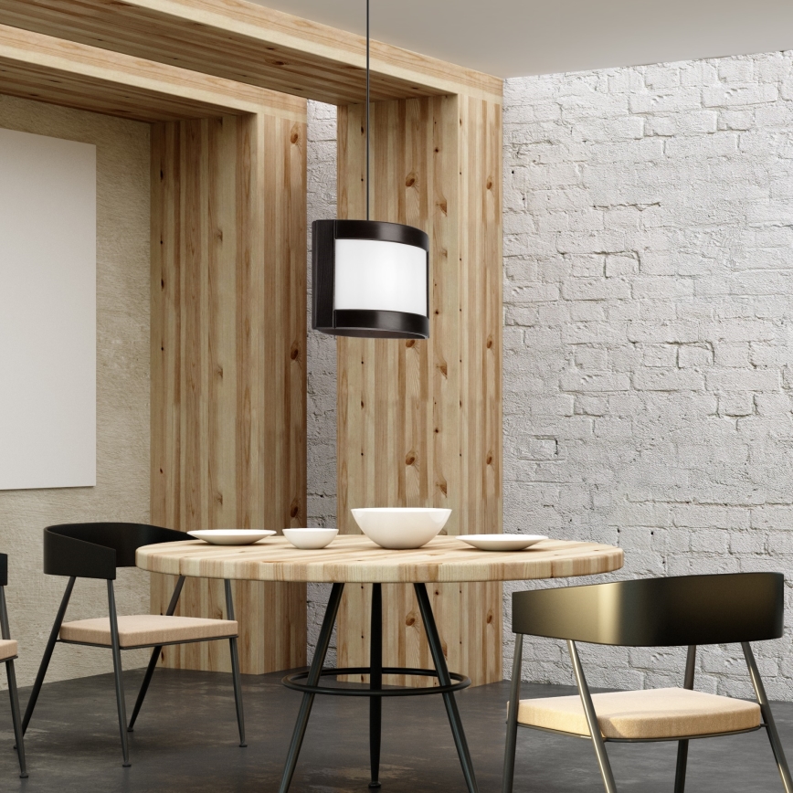 Chandelier on a string ELODIE 1xE27/60W/230V oak