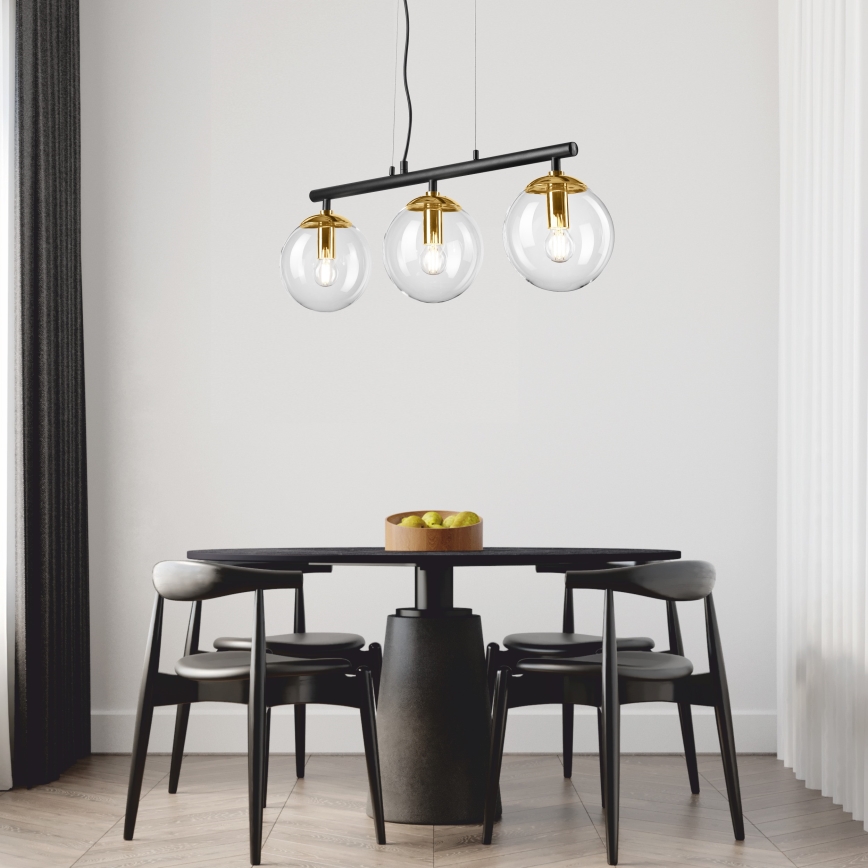 Chandelier on a string ELOISE 3xE14/15W/230V