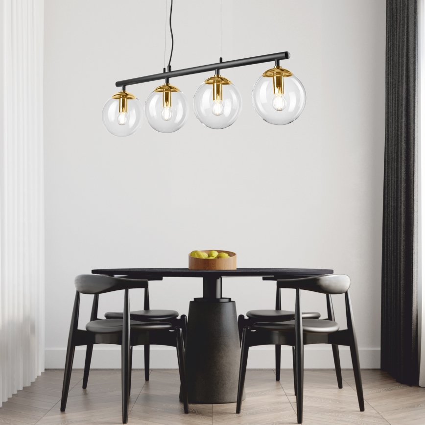 Chandelier on a string ELOISE 4xE14/15W/230V