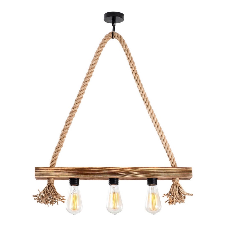 Chandelier on a string EREBOS 3xE27/40W/230V