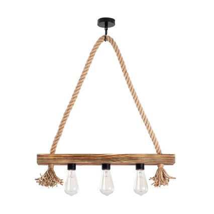 Chandelier on a string EREBOS 3xE27/40W/230V