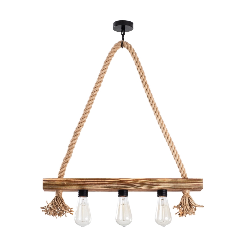 Chandelier on a string EREBOS 3xE27/40W/230V