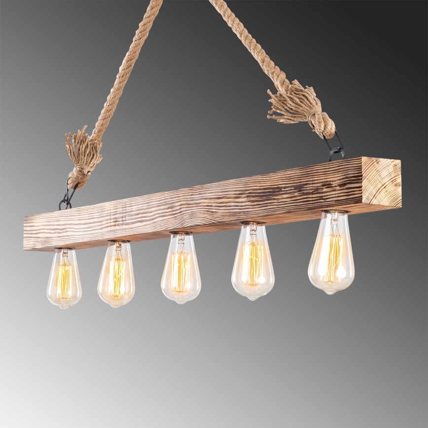 Chandelier on a string EREBOS 5xE27/100W/230V