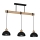 Chandelier on a string ERIK 3xE27/60W/230V beige/black