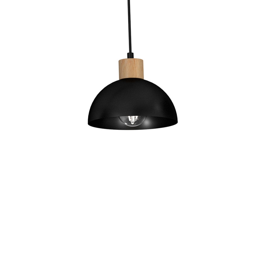 Chandelier on a string ERIK 3xE27/60W/230V beige/black