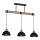 Chandelier on a string ERIK 3xE27/60W/230V brown/black