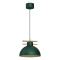 Chandelier on a string ESTATE 1xE27/15W/230V green