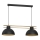Chandelier on a string ESTATE 2xE27/15W/230V black