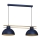 Chandelier on a string ESTATE 2xE27/15W/230V blue