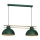 Chandelier on a string ESTATE 2xE27/15W/230V green