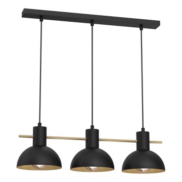 Chandelier on a string ESTATE MINI 3xE27/15W/230V black