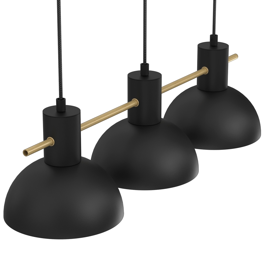 Chandelier on a string ESTATE MINI 3xE27/15W/230V black