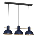 Chandelier on a string ESTATE MINI 3xE27/15W/230V blue