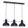 Chandelier on a string ESTATE MINI 3xE27/15W/230V blue
