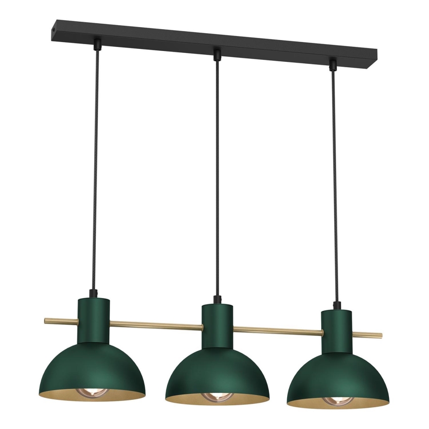 Chandelier on a string ESTATE MINI 3xE27/15W/230V green