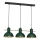 Chandelier on a string ESTATE MINI 3xE27/15W/230V green